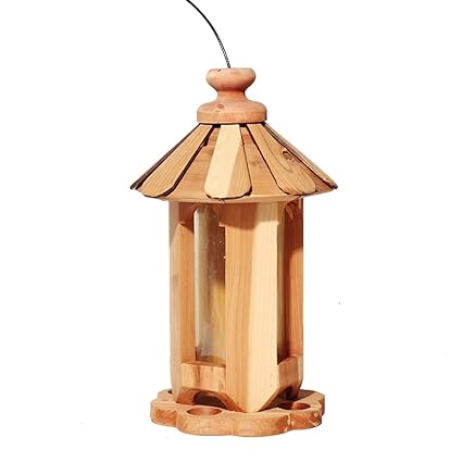 Amazon Com Mxueei Zfgg Bird Feeder Bird Table Hanging Wooden