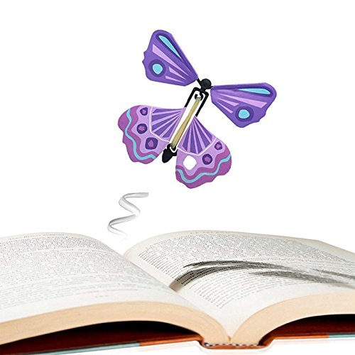 Blue Stones Novelty Magic Props Funny Gadgets Fly Butterfly Children`s Outdoor Toys Color Ramdom Magic Toy Creative