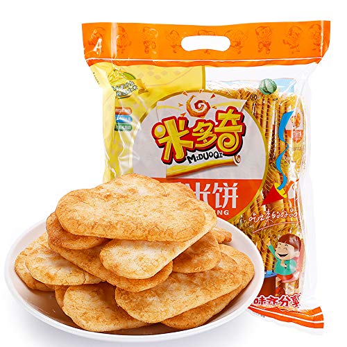 OUZ123 Puffed Biscuit Rice Cakes Senbei 仙贝 438g/15.45oz - Thumbnail 4