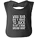 zerogravitee Whose Boob Do I Have To Suck To Get A Drink Around Here? funny bib - black - One Size
