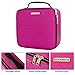 SONGMICS 10.6 Inch Cosmetic Bags travel Makeup Train Case with Adjustable Dividers cosmetic cases with Hard Shell Exterior Storage Organizer Rose UMUC23PK, 1 Count (Pack of 1)