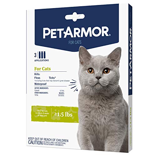PetArmor for Cats, Flea & Tick Treatment for Cats (Over 1.5 Pounds