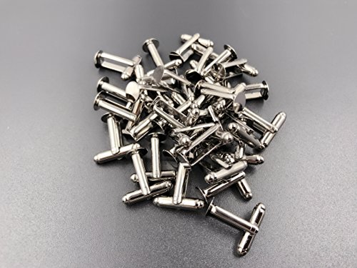 20 Pieces Blank Metal Cufflinks Cuff links Findings Pad Cuff Links Blanks - 8mm (Gun black)