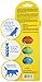 JW Pet EverTuff Treat Pod Nylon Dog Toy, Small, White Bone with Colored Pods of Orange, Green, Blue