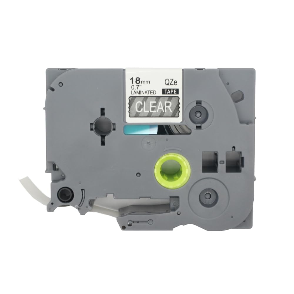 BROVACS 1 Pack White on Clear Laminated Label Tape Compatible for Brother P-Touch Label Printer TZ 145 TZe 145 18mm 3/4" OPA4145