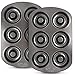 Non-Stick Donut Pan for Baking Delicious Healthy Donuts and Bagels - High-Grade Carbon Steel Doughnut Pan - 6-Cavity Donut Hole Pan Set with Non-Stick Surface by Zulay Kitchen (Pack of 2)