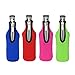 Amerzam Beer Bottle Coolies,6 Pack of Extra Thick Neoprene Zipper Beer Bottle Cooler Sleeve