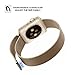 Apple Watch Band 42mm, KYISGOS Strong Magnetic Milanese Loop Stainless Steel Replacement iWatch Strap for Apple Watch Series 3 2 1 Nike+ Sport and Edition, Gold