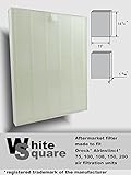 Oreck Airinstinct 75, 100, 100, 150, 200 Air Filter Aftermarket Hepa Filter By White Square