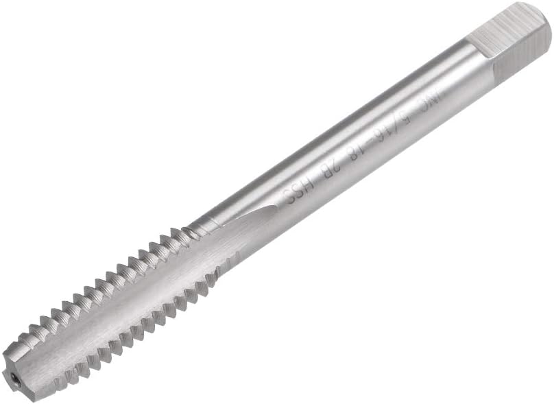 Uxcell Machine Tap 3 8 16 Unc Thread Pitch 2a Class 3 Flutes High Speed Steel Thread Milling Taps