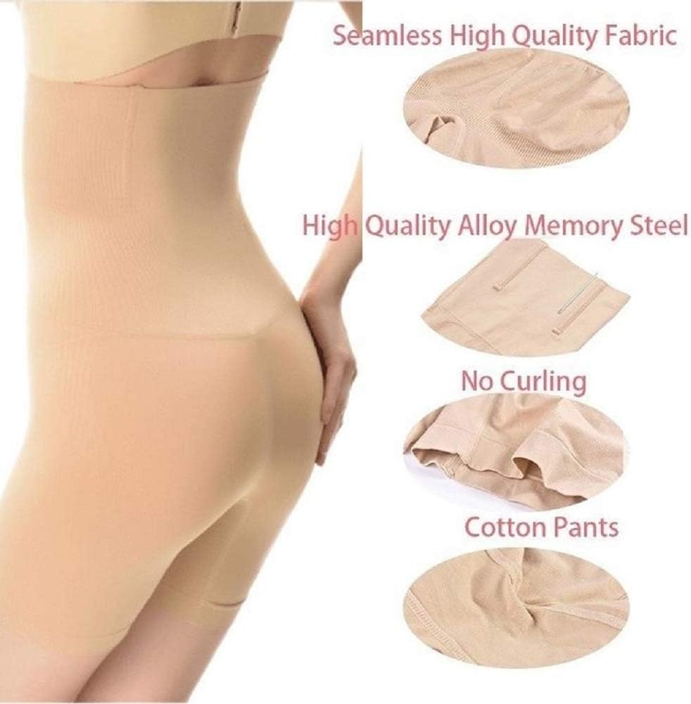 Smart and Cool Stuff Womens Shapewear Tummy Control Shorts Brilliance High-Waist Panty Mid-Thigh Body Shaper Bodysuit