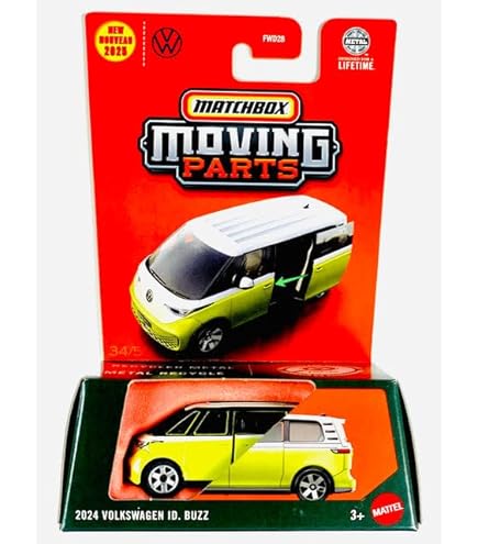 Amazon.com: Showcasts 2023 ID. Buzz, Orange 38914OR - 1/24 Scale