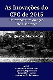 Livro As Inovações do CPC de 2015: Da propositura da ação até a sentença