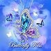 SIVERY Butterfly Necklaces for Women 'Butterfly Kiss' Jewelry Woman Necklace Pendant with Blue Purple Crystals, Jewelry for Women, Gifts for Mom