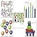 Birthday Cards Assortment - 6 Designs 30 Blank Note Cards & 32 Env Made in USA by CroninCards primary