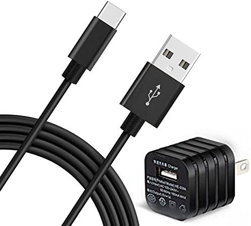 Charger, Type C Cable, 10ft USB C Cable with USB Power Adapter Fast Charger Cord for Samsung Galaxy S8,S8 Plus,Google Pixel XL,Nintendo Switch,Nexus 6P,Macbook12",OnePlus2 (Black)