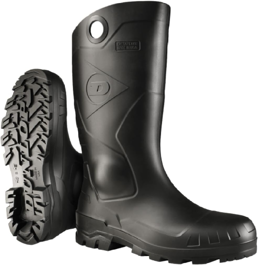 Dunlop ONGUARD 88050 Flex-O-Thane PVC OverBoots Yellow 17" Size 10
