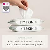 Kit & Kin Premium Baby Wipes 600 (10 x 60) Plastic-Free 99% Water view 5