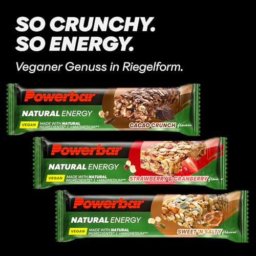 Natural Energy Cereal Bar + Magnesium (18x40g) Strawberry & Cranberry - Riegel - Energie-Riegel