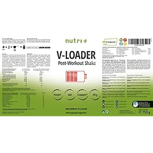 Recovery-Supplement-After-Workout-Shake-1500g-V-Loader-Post-Workout-Drink-Vegan-Grapefruit-Pulver-Maltodextrin-Protein-Pulver-BCAAs-Creatine-Monohydrate-L-Glutamine