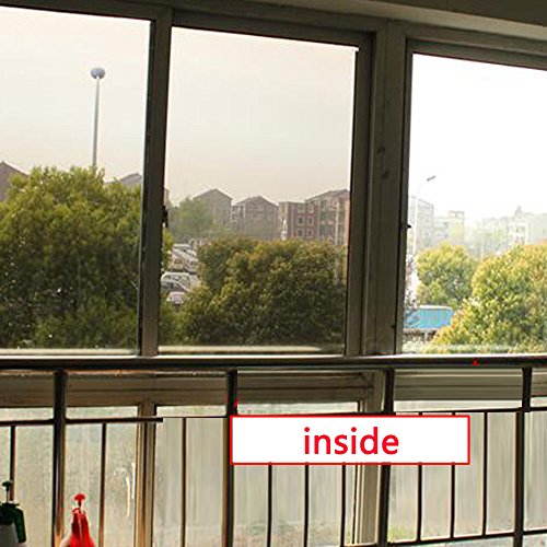 image for HOHO] One Way Mirror Film Reflective Solar Tint Anti-UV Home Building 