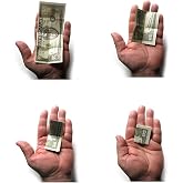 MilesMagic Magician's Animated Bill Gimmick Mysteriously Self Folding Dollar Note Real Invisible Levitation Illusion Effect Street Stage Close-Up Magic Trick
