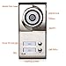 MOUNTAINONE 2 Apartment/Family Video Door Phone Intercom System 1 Doorbell Camera with 2 Button 2 Monitor Waterproof SY811WMC12