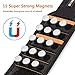 Magnetic Wristband - 15 Super Strong Magnets with Adjustable Wrist Strap for Holding Screws, Nails, Bolts, Drill Bits and Small Tools - Best Unique Tool Gift for Men,Father/Dad, Boyfriend,DIY Handyman