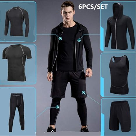 WSDYXY Medias De Gimnasia Compresión Hombres Traje Deportivo ...