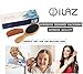 iLAZ Natural Boar Bristle Hair Brush Comb with Nylon pin/Wooden handle - Best for Styling, Straightening, Detangling and Thick Thin Fine Straight Curly Wavy Long Short Dry Damaged Hair
