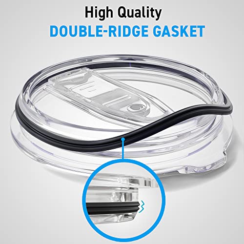 Pack of 330 oz Replacement Rubber Lid Ring, 3.7 Inch Diameter Gasket