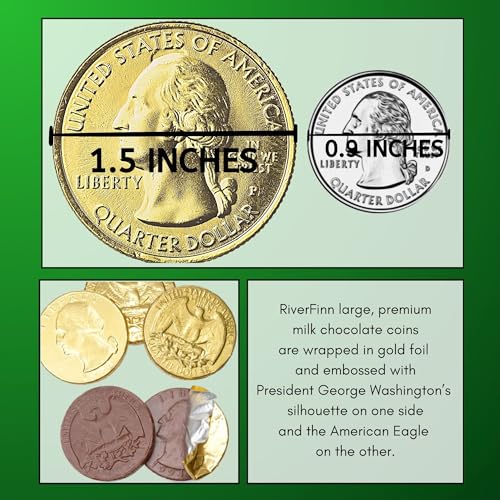 RiverFinn Krackel Mini Chocolate Bars With Crisped Rice - 2 Lb Bulk Bag For Easter, Parties & Candy Bowls