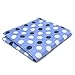 Shlax&Wing Mens Pocket Square Polka Dots Blue Azure New Design Hanky