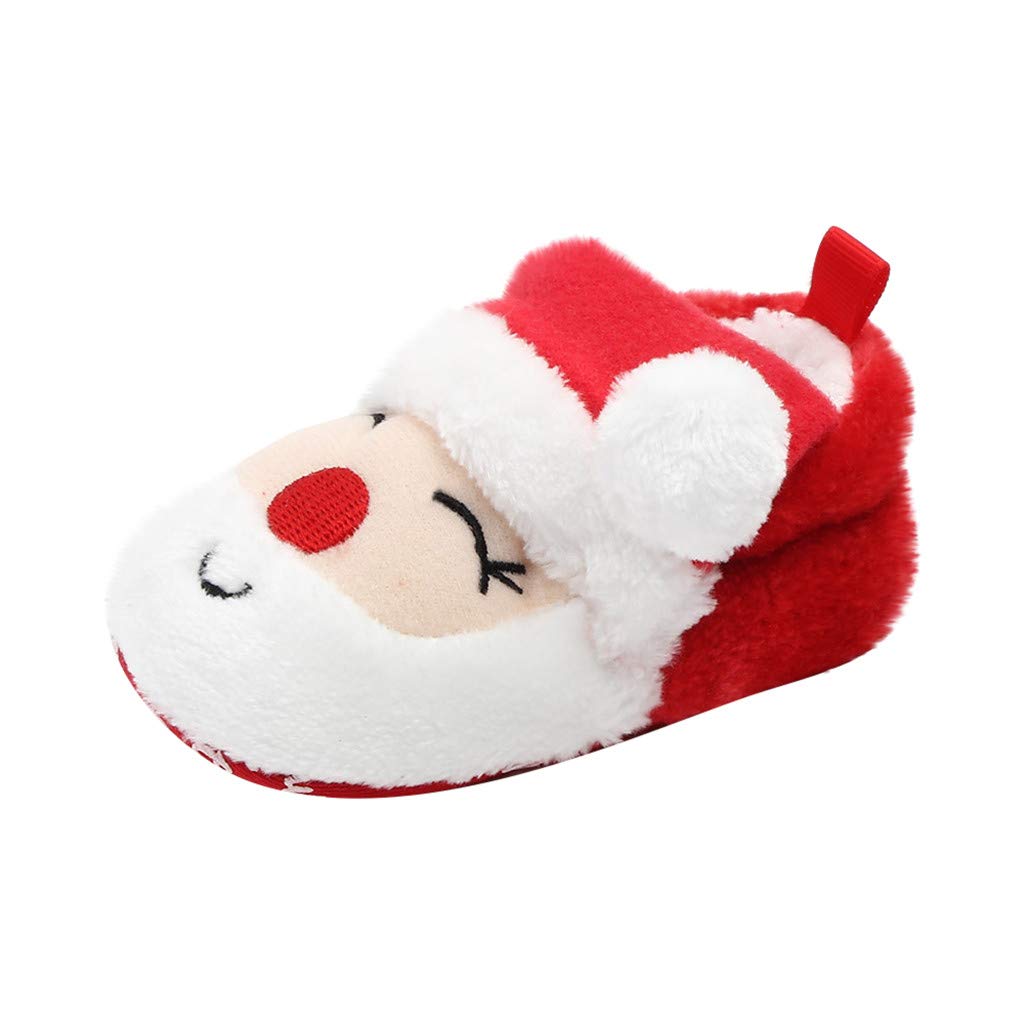 Para niñas 0-18 Meses,SO-buts Recién Nacido Bebé Niña Niños Zapatos Navidad  Santa Claus Árbol Cómodo Colores Mezclados Moda Suela Suave Primeros  Caminantes Zapatos para Niños Bebé thebigonealaska.com