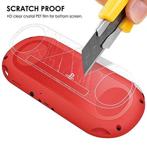 SNNC PlayStation Vita 2000 Screen Protector Anti-Scratch Tempered Glass Film Shield Games Console Joy Con Accessories Case For PSV2000