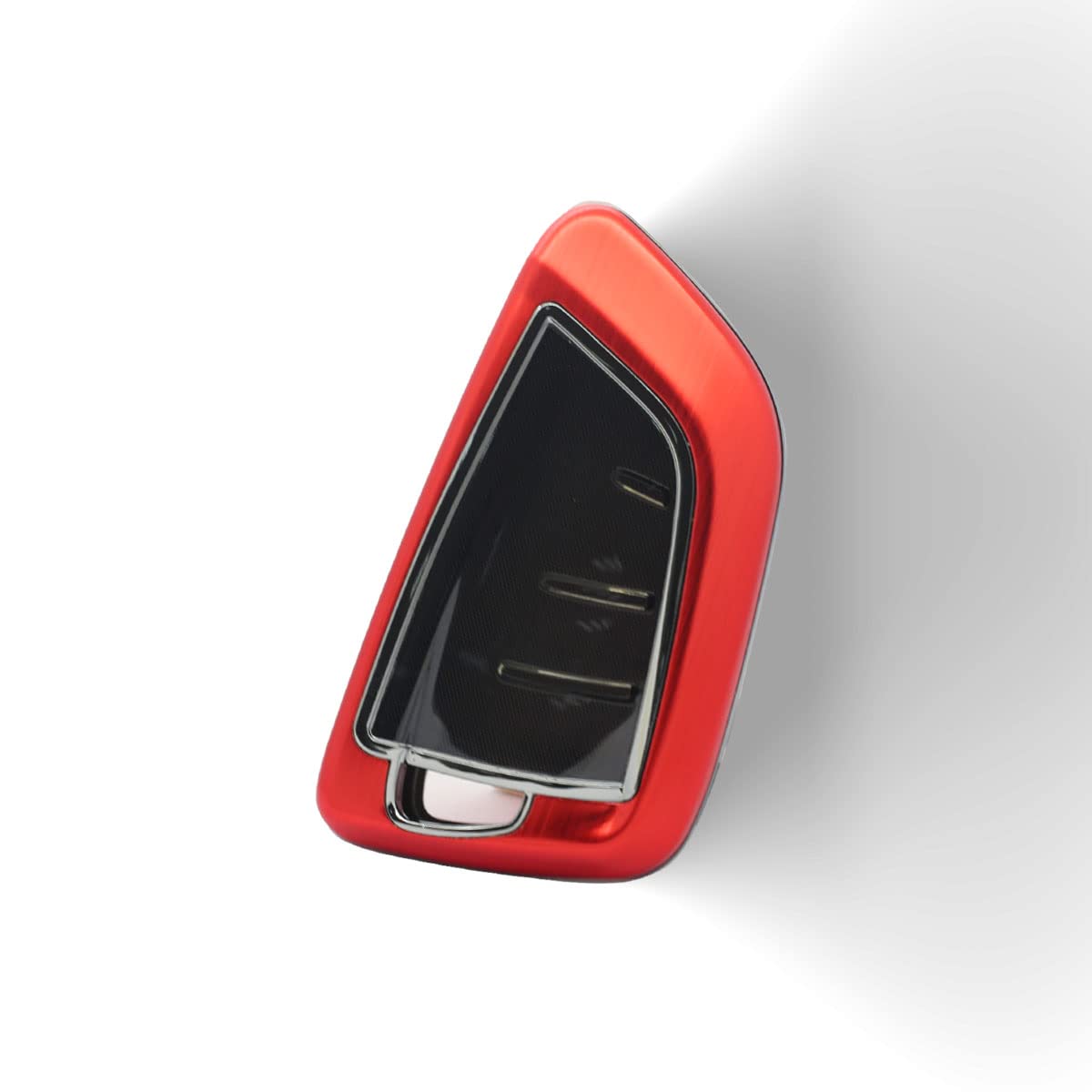 BROVACS Aluminum Alloy Case Shell Cover Protector Holder Compatible with BMW Smart Remote Key Fob 3 4 Button SV9903 Orange