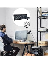 Teclado inalámbrico y mouse Combo hebreo & Inglés alfabeto integrado LCD de estado Dashboard diseño elegante Seamless Typing