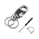 Sylvil Heavy Duty Key Chain, Car Key Chain with D