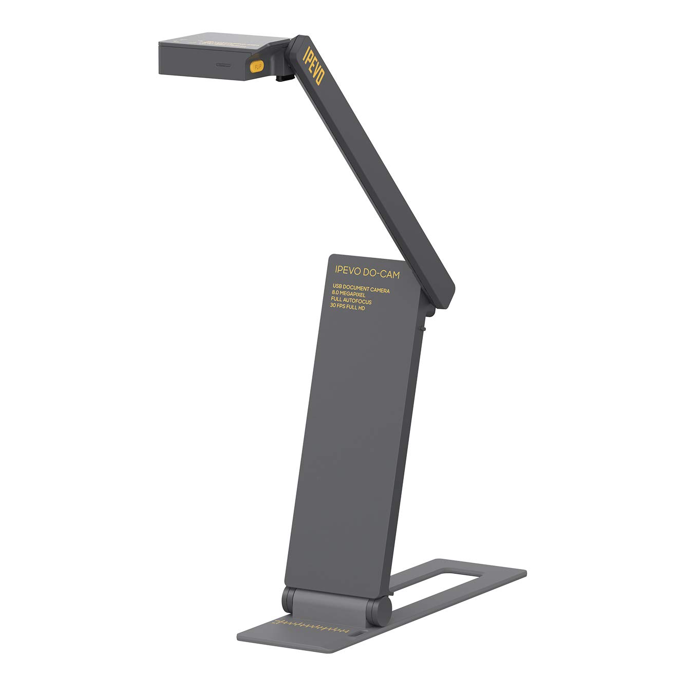 IPEVO DO-CAM Portable & Compact Ultra HD 8MP USB Camera for Professional Visual Presentations and Communication — Real-time Image Capture, Webcam for Conference Call, Distance Learning, Remote Work