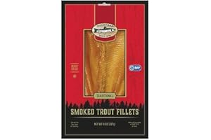 GENERIC Ducktrap Smoked Rainbow Trout Fillets (Case of 6 X 8 ounces)