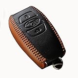 KMT Genuine Leather Car Remote Key Fob Case Holder