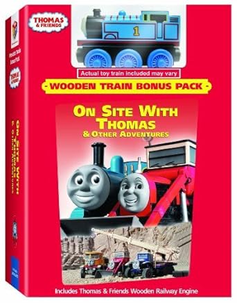 thomas and friends on site with thomas