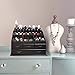 Wood Dresser Top Vanity Cosmetic Organizer Chest Box/Countertop Jewelry Tray Rack/Storage Drawer Set