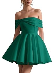 Satin Homecoming Dresses for Teens Plus Size Off