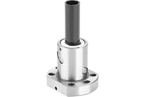 Ball Screw 16mm，Jectse RM1605 16mm Bearing Steel Flanged Ball Screw Ball Screw CNC Parts with Ball Nut for RM1605 SFU1605 Ball Screw