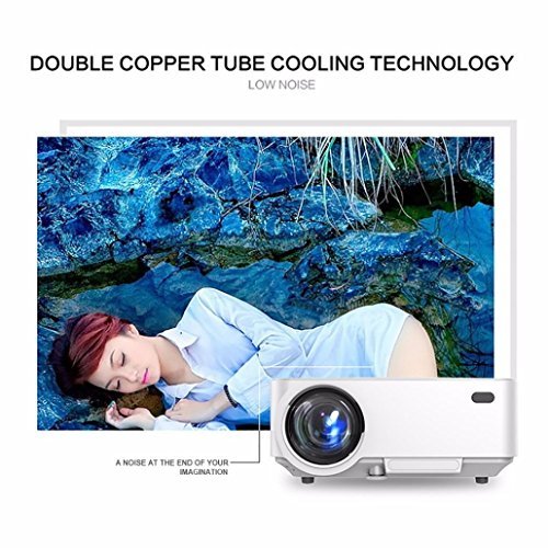 Click Here to See More Images Eletty Home Theater 1500 Lumens Projector 1080p Mini Led Full Hd Bluetooth Multimedia Max Screen