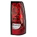 Brock Replacement Passenger Tail Light Lens, Bulb and Wiring Harness Compatible with 2004-2007 Silverado Fleetside Pickup Truck 19169005