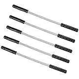 Mudder 5 Pieces Facial Hair Remover Epilator Threading Beauty Tool for Women, Stainless Steel (Black)