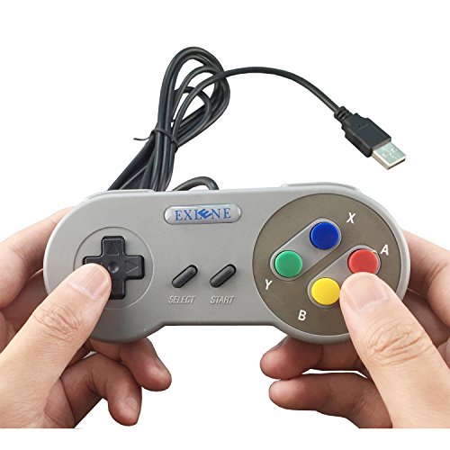 ExleneÂ® 3 Pack Retro USB SNES Super Nintendo Game Controller Gamepad Joystick for Windows PC/MAC