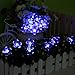 Solar Outdoor String Lights,Gdealer 22ft 50 LED Waterproof Solar Powered String Flower Fairy Lights Christmas Lights for Home, Gardens, Lawn, Patio, Halloween, Christmas Trees, Weddings, Parties